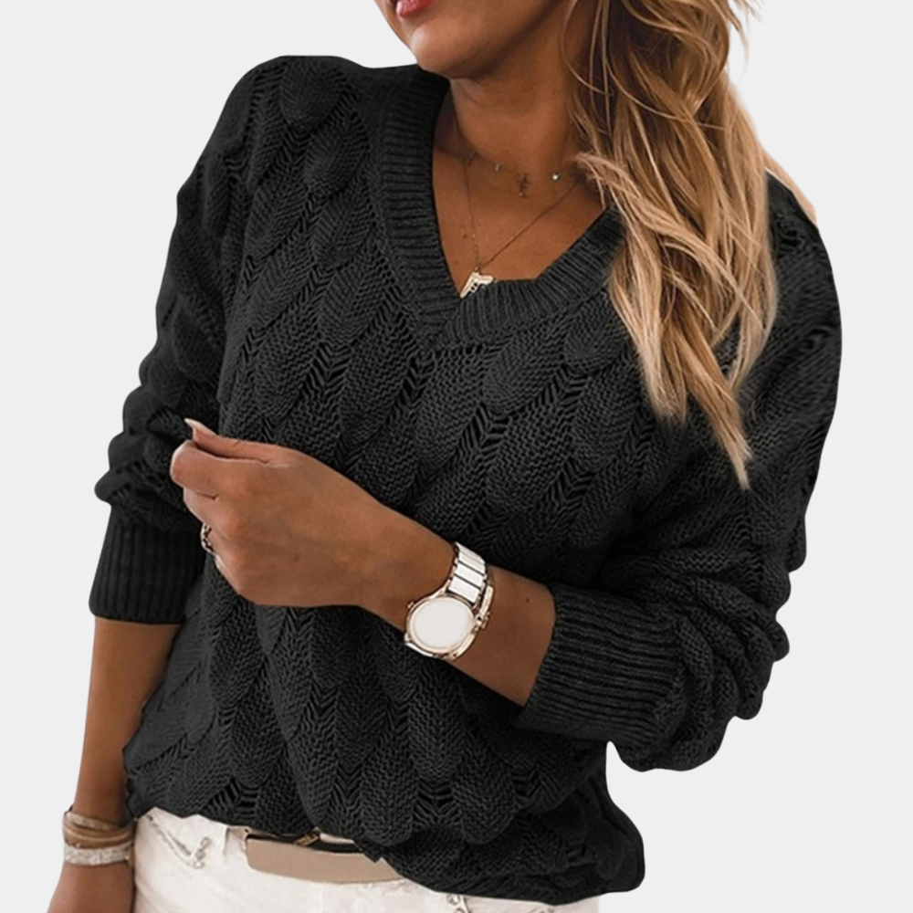 Drune | Vielseitiger Strickpullover für Frauen