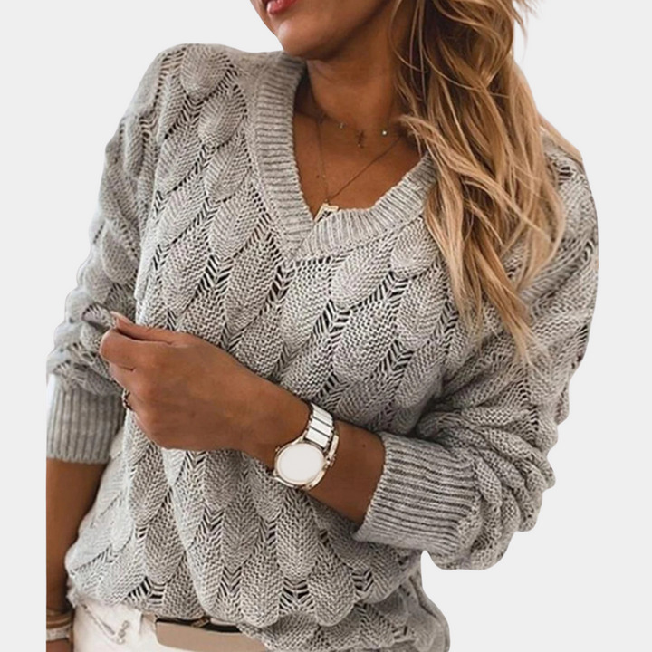 Drune | Vielseitiger Strickpullover für Frauen