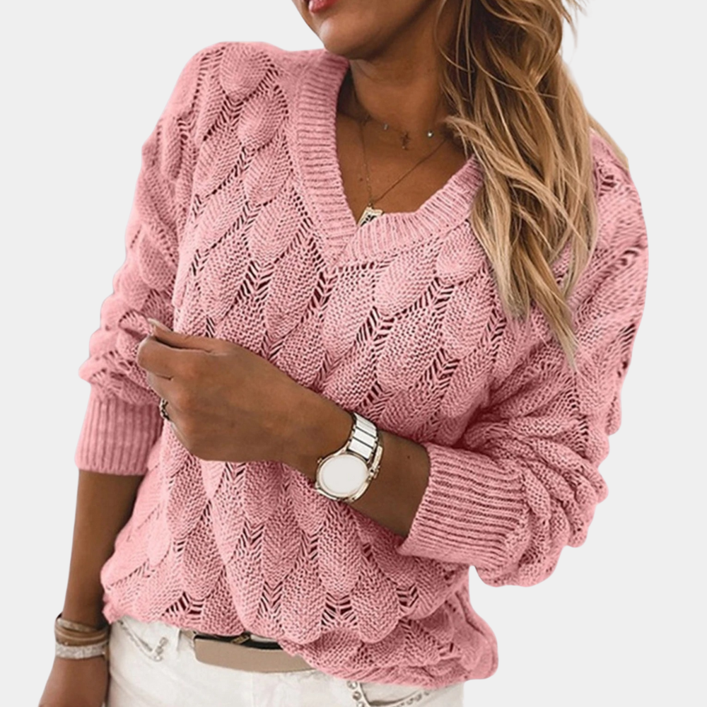 Drune | Vielseitiger Strickpullover für Frauen
