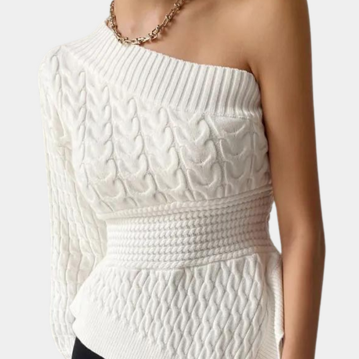 Drune | Shoulder Strickpullover für Frauen