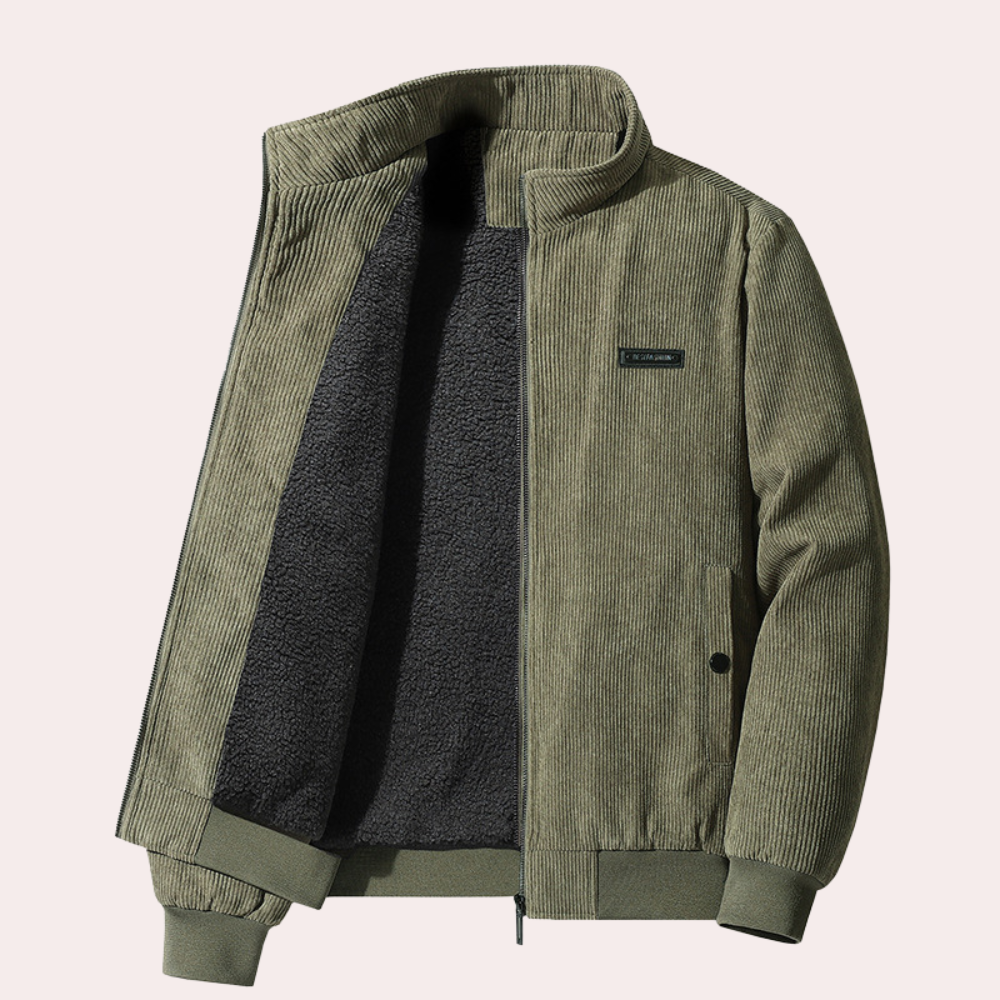 Drune | Cordjacke Elegant & Vielseitig Zeitloses Design Cordstoff
