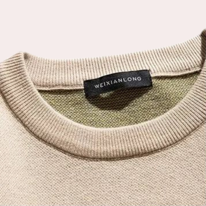 Drune | Damen Pullover mit Katzenmuster