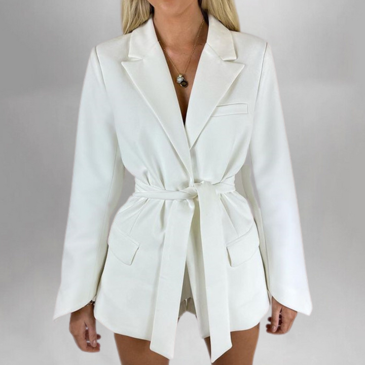 Drune | Eleganter Blazer mit Gürtel für Damen