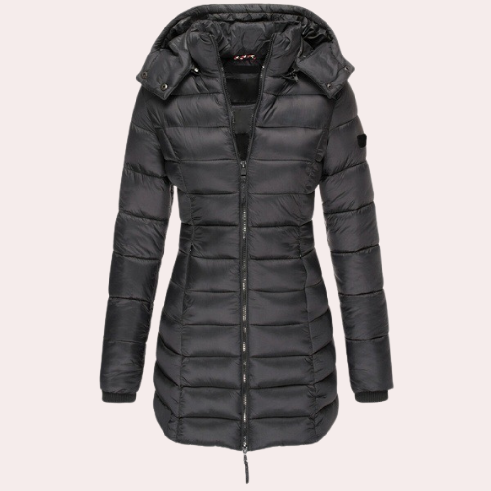 Drune | Daunenjack - stilvolle lange gefütterte Jacke für den Winter