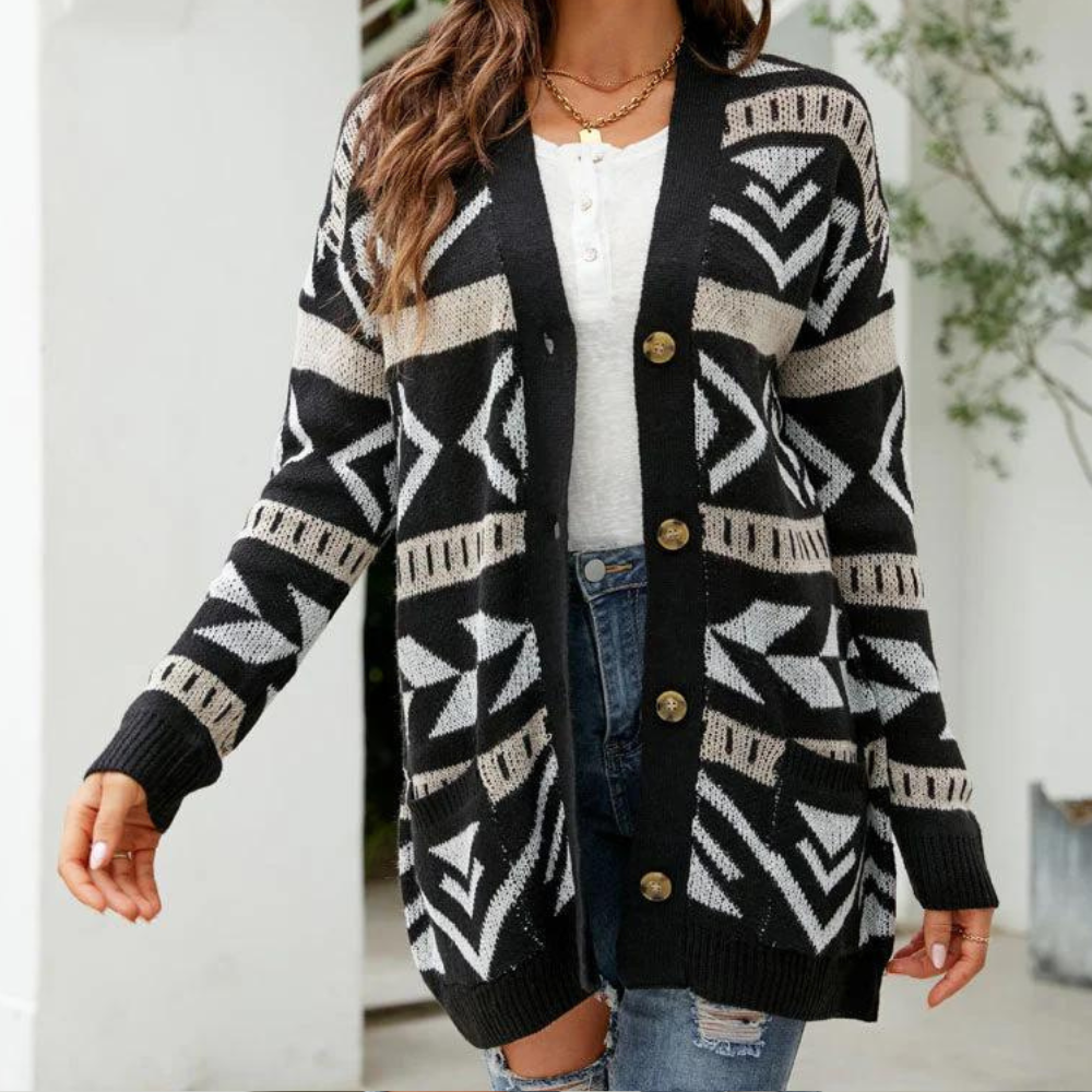 Drune | Elegante und Vielseitige Winter Strickjacke