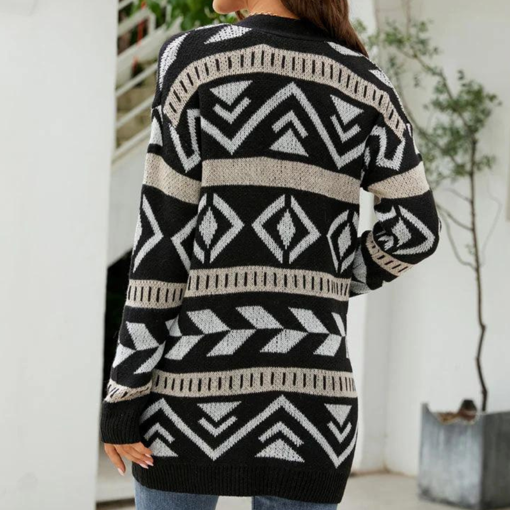 Drune | Elegante und Vielseitige Winter Strickjacke