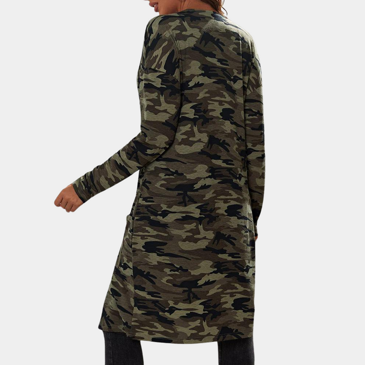 Drune | Vielseitige lange Tarnjacke für Frauen
