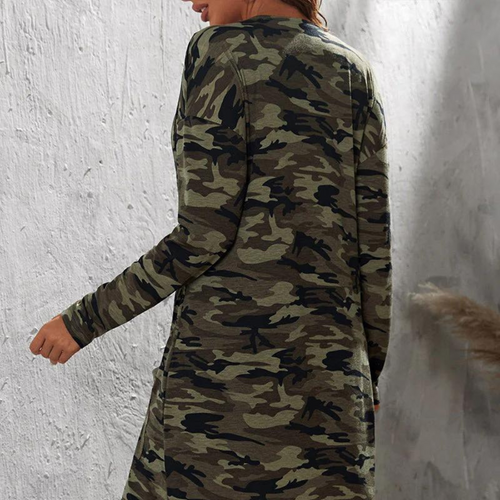 Drune | Vielseitige lange Tarnjacke für Frauen