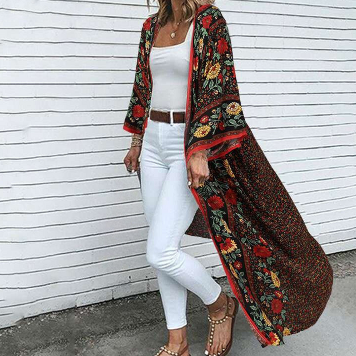 Drune | Blumen Strickjacke für Den Sommer