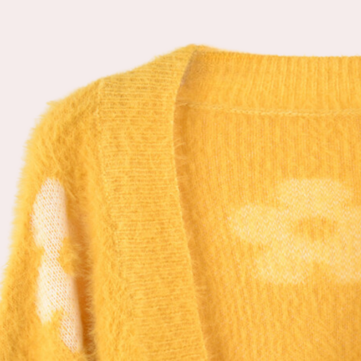 Drune | Bunte, Elegante Strickjacke für Frauen