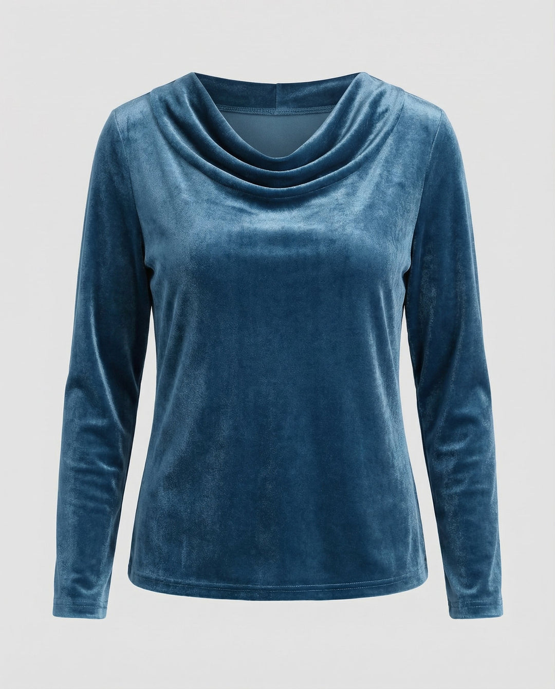 Elegantes Samtshirt Damen Lässig | Drune