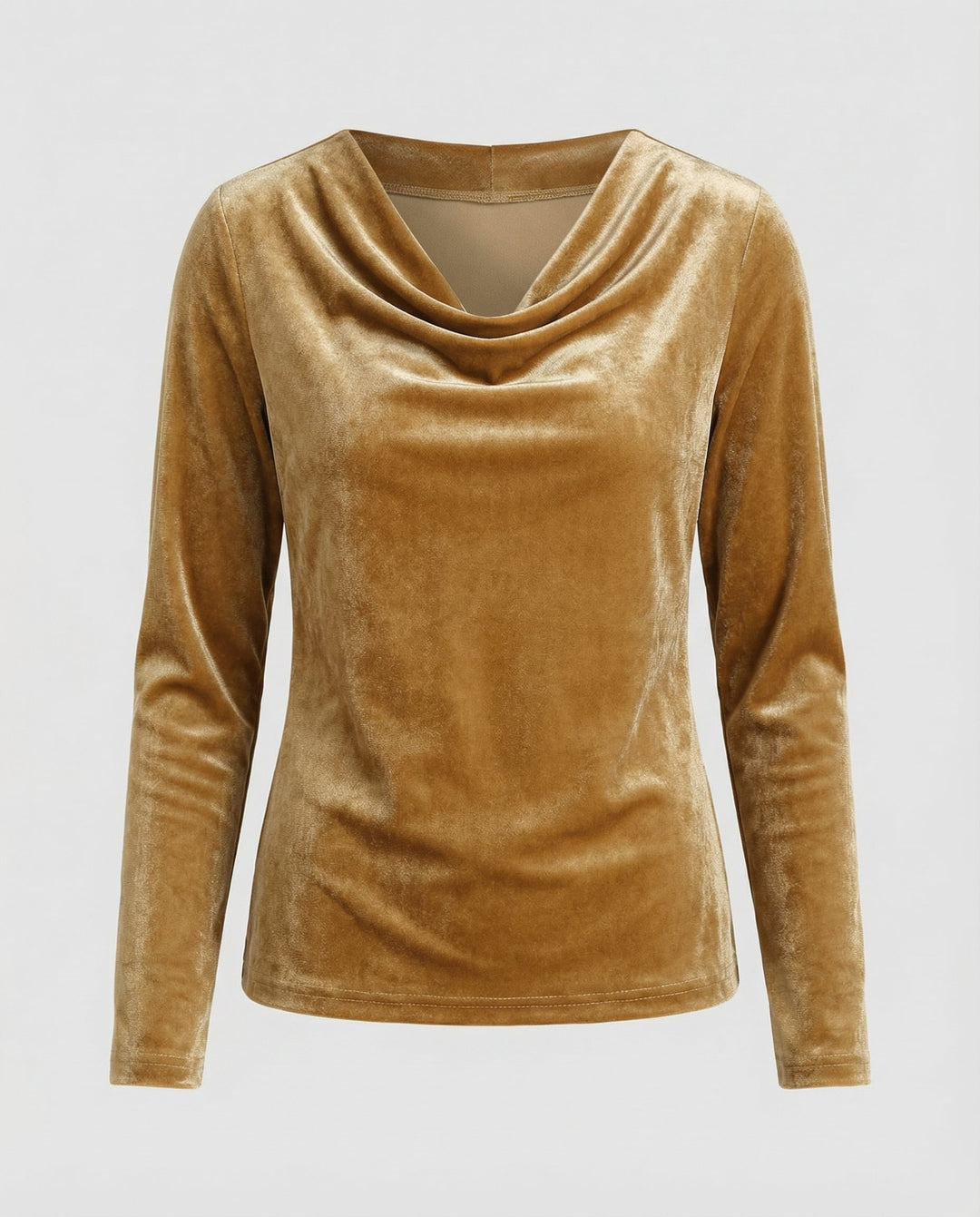 Elegantes Samtshirt Damen Lässig | Drune