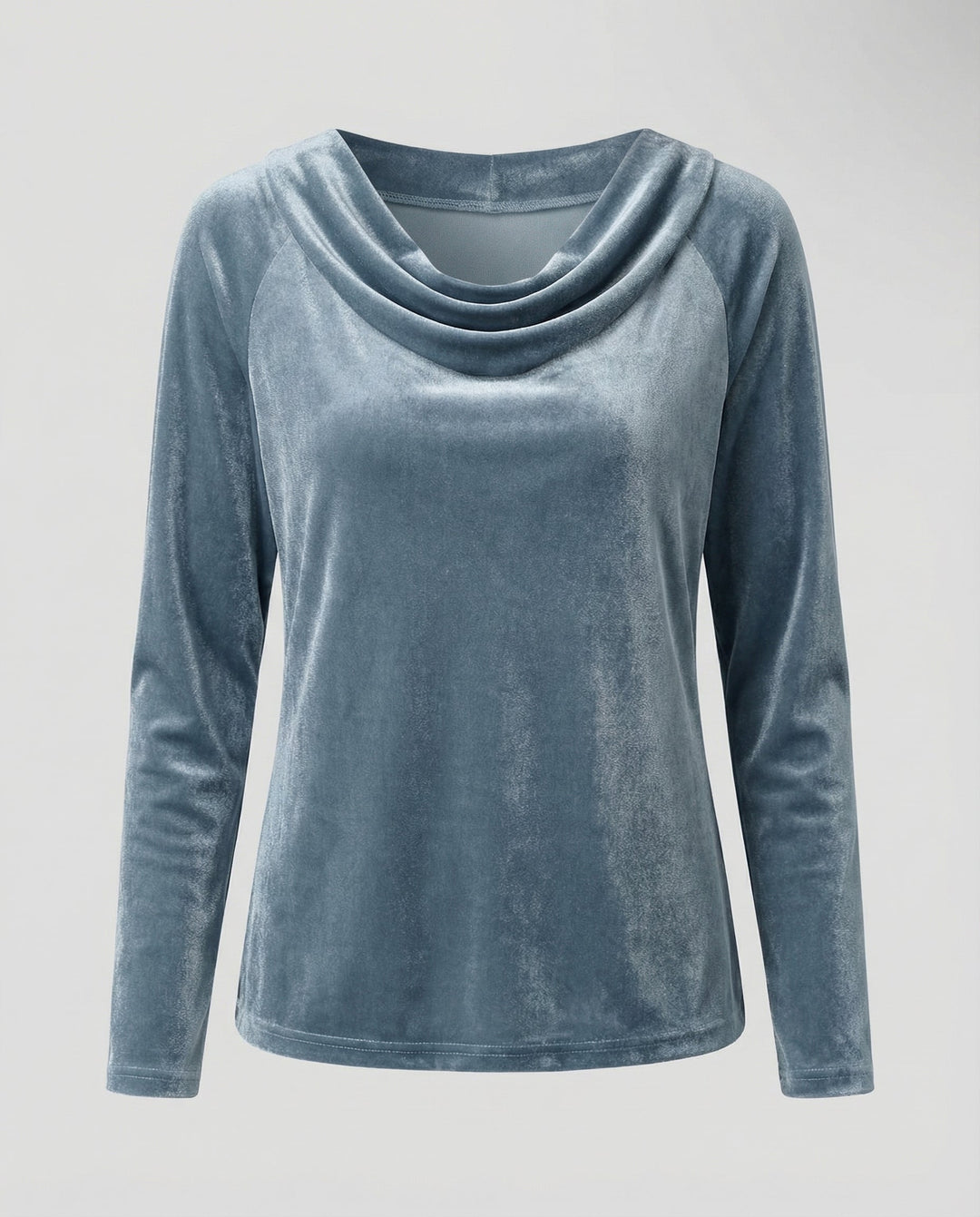 Elegantes Samtshirt Damen Lässig | Drune