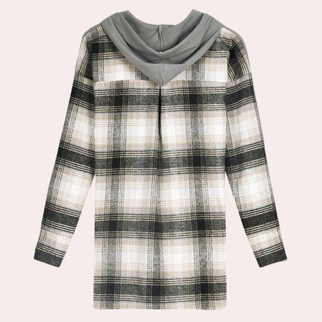 Drune | Eleganter Langarmpullover Im Patchwork Design