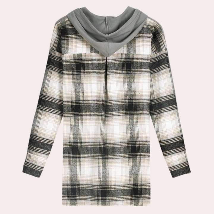 Drune | Eleganter Langarmpullover Im Patchwork Design