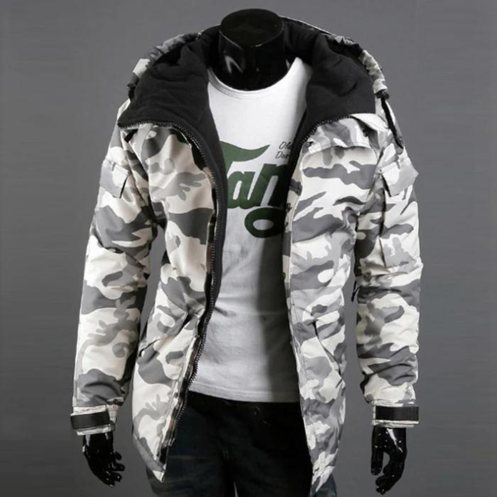 Drune | Modischer Camouflage Pullover