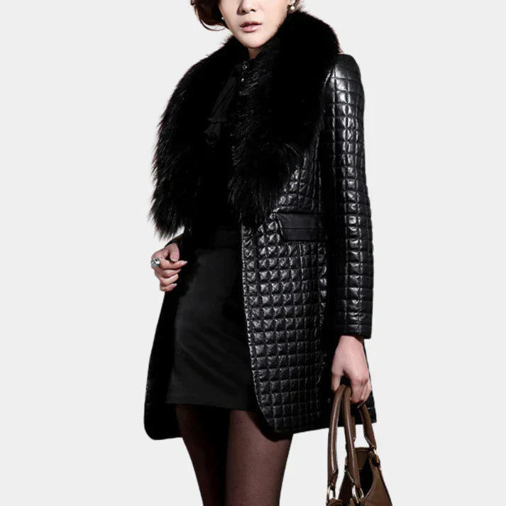 Drune | Langer Mantel Bemalt
