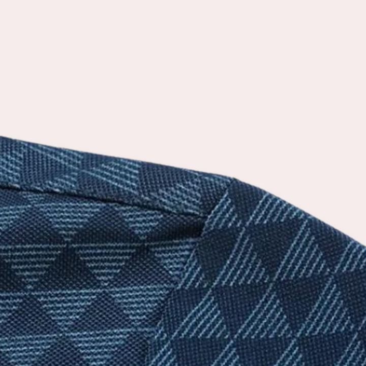 Drune | Atmungsaktives Herren Polo Mit Geometrischem Muster