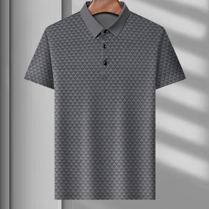 Drune | Atmungsaktives Herren Polo Mit Geometrischem Muster