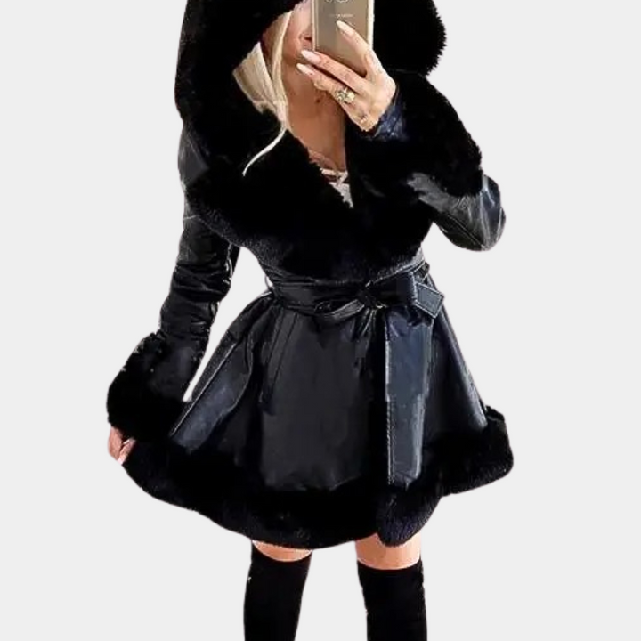 Drune | Stilvolle und warme Winterhoodiejacke für Frauen
