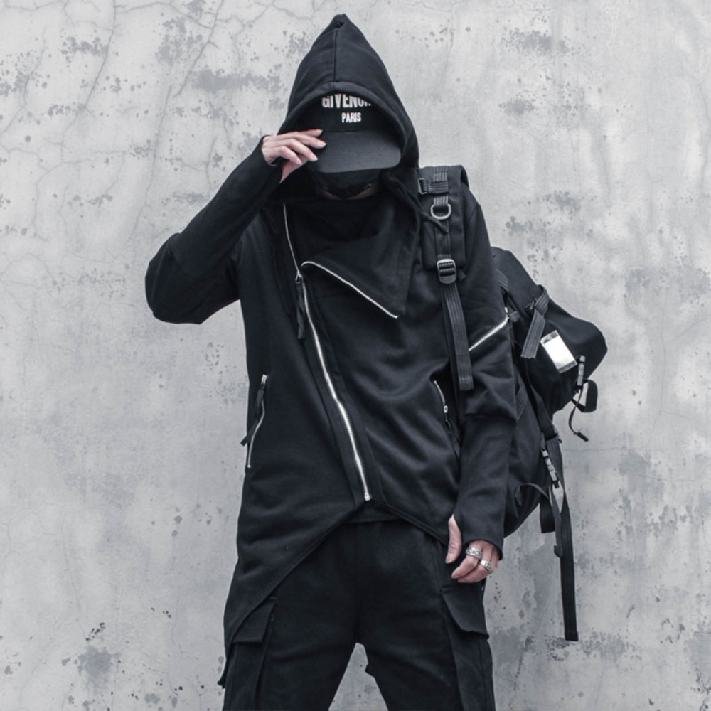 Drune | Asymmetrischer Trenchcoat für Männer