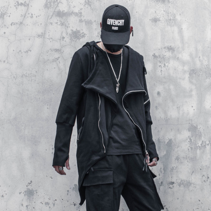 Drune | Asymmetrischer Trenchcoat für Männer