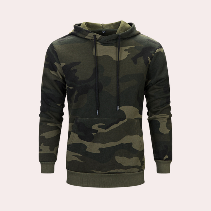 Drune | Camouflage Kapuzenpullover für Herren