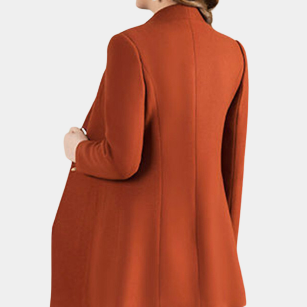 Drune | Eleganter einreihiger Wintermantel für Frauen