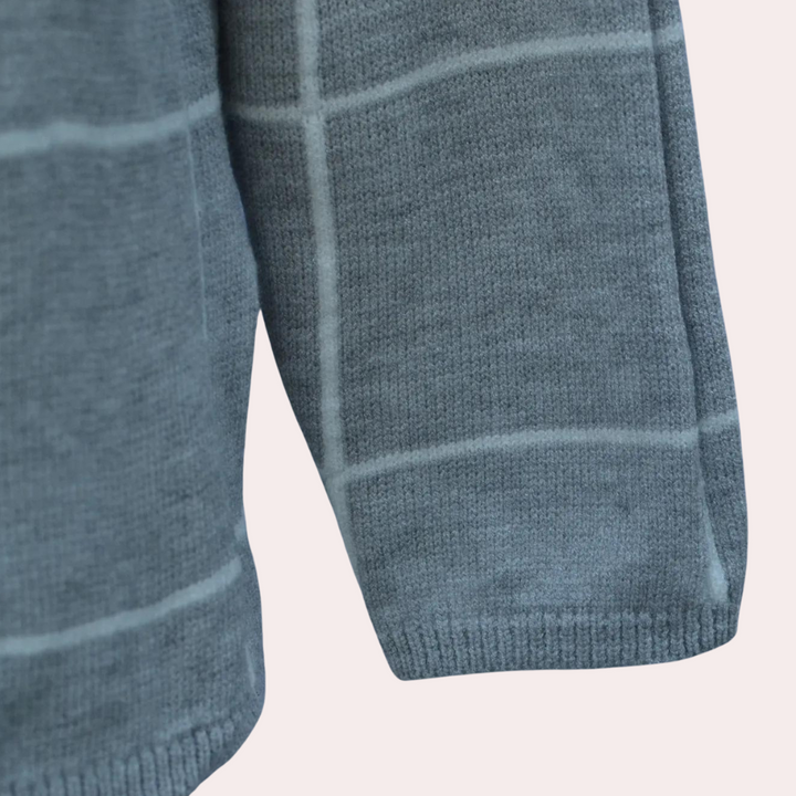 Drune | Modischer Damenpullover mit Karomuster