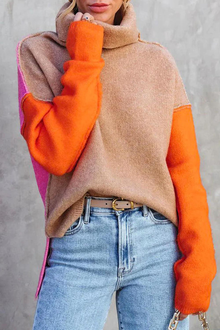 Drune | Schöner Colorblock Pullover