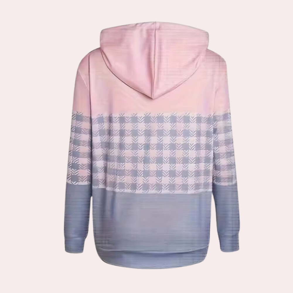 Drune | Bequemes Kariertes Damensweatshirt