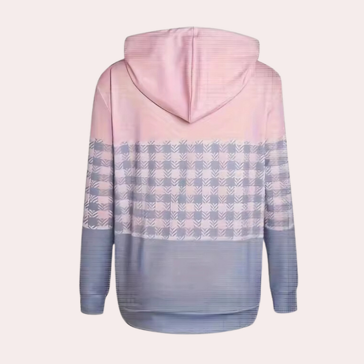 Drune | Bequemes Kariertes Damensweatshirt