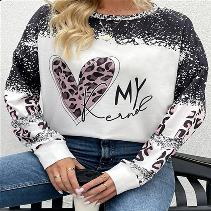 Drune | Sweatshirt - Chevron-Muster - Lockere Passform - Weich und Bequem