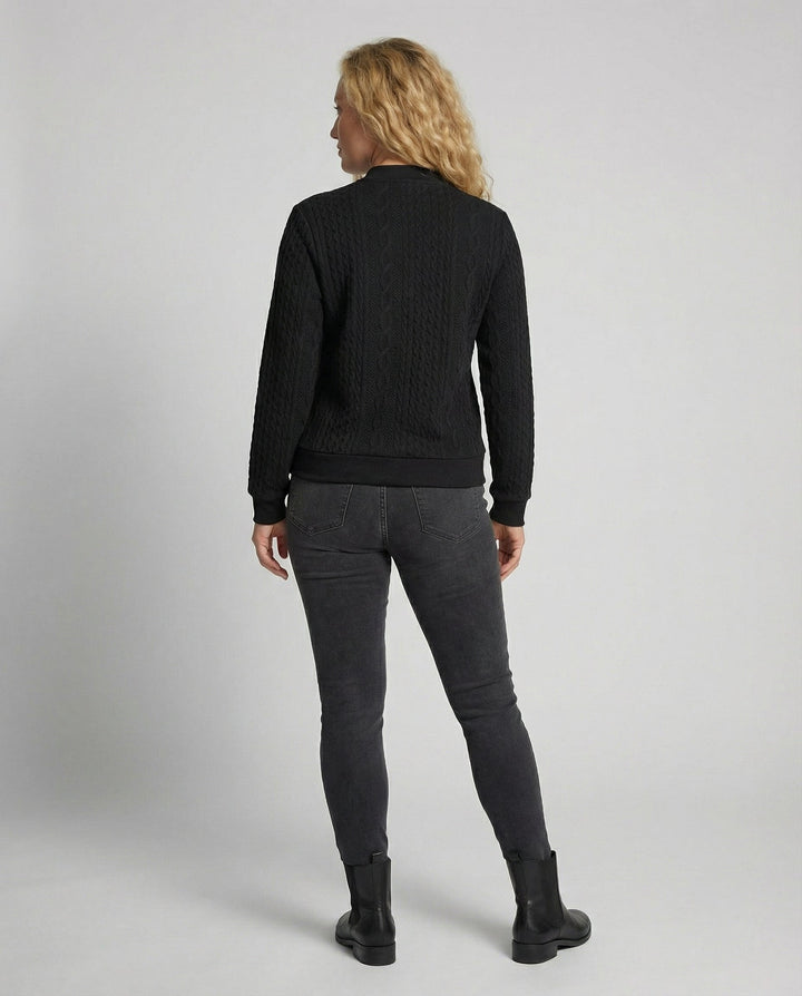 Drune | Weicher Casual-Pullover Mit Textur Für Damen