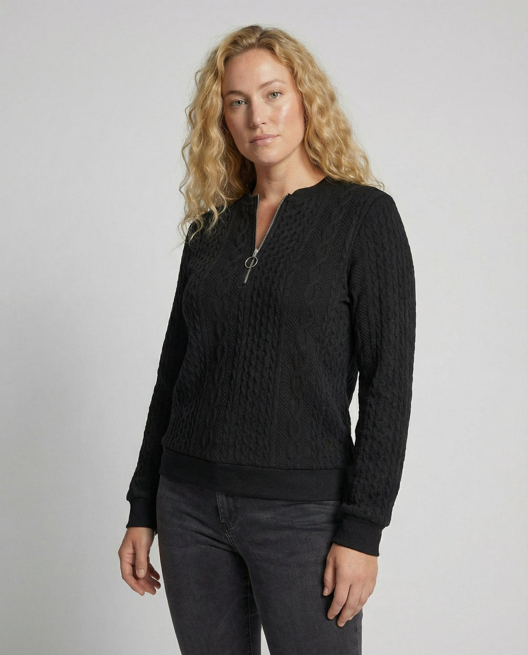 Drune | Weicher Casual-Pullover Mit Textur Für Damen