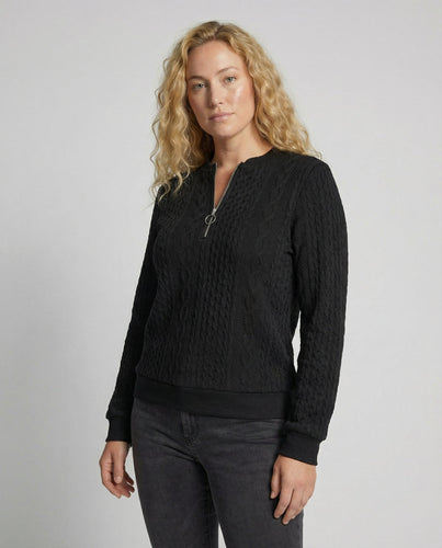 Drune | Weicher Casual-Pullover Mit Textur Für Damen