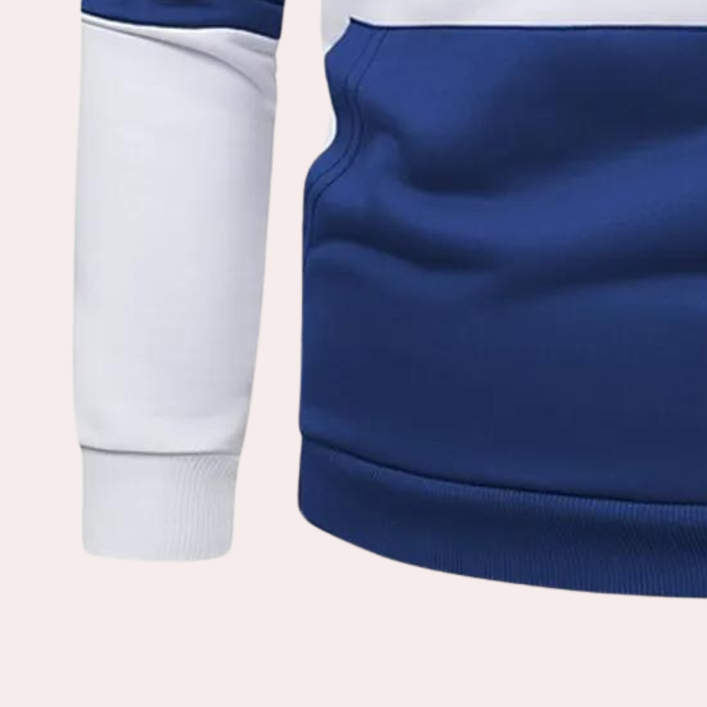 Drune | Colorblock Kapuzenpullover für Herren