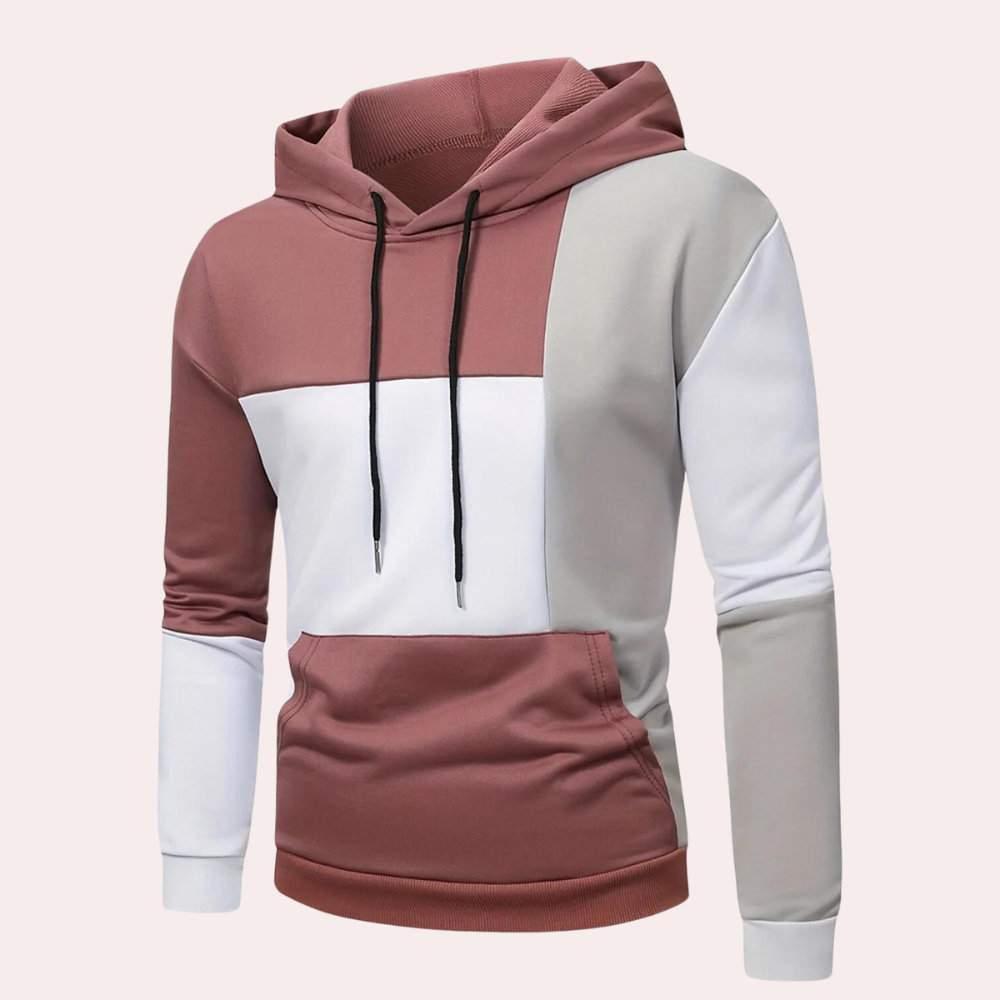 Drune | Colorblock Kapuzenpullover für Herren
