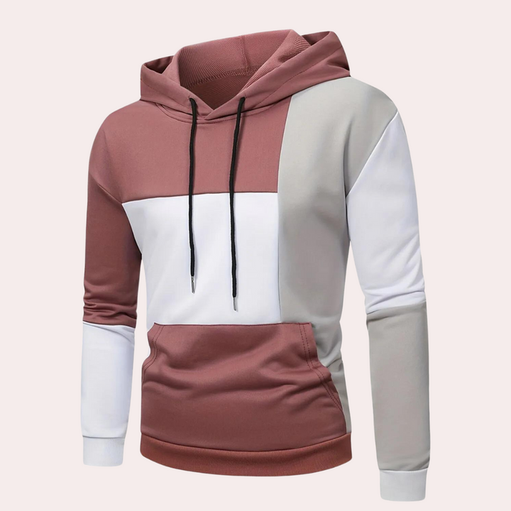 Drune | Colorblock Kapuzenpullover für Herren