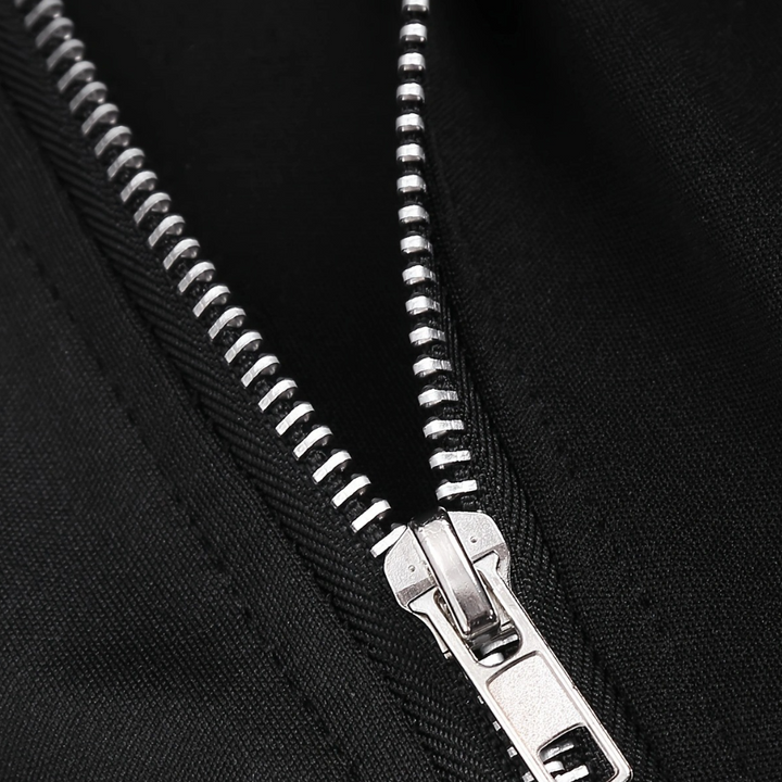 Drune | Stilvolle Kapuzenpullover Kleid mit Reißverschluss