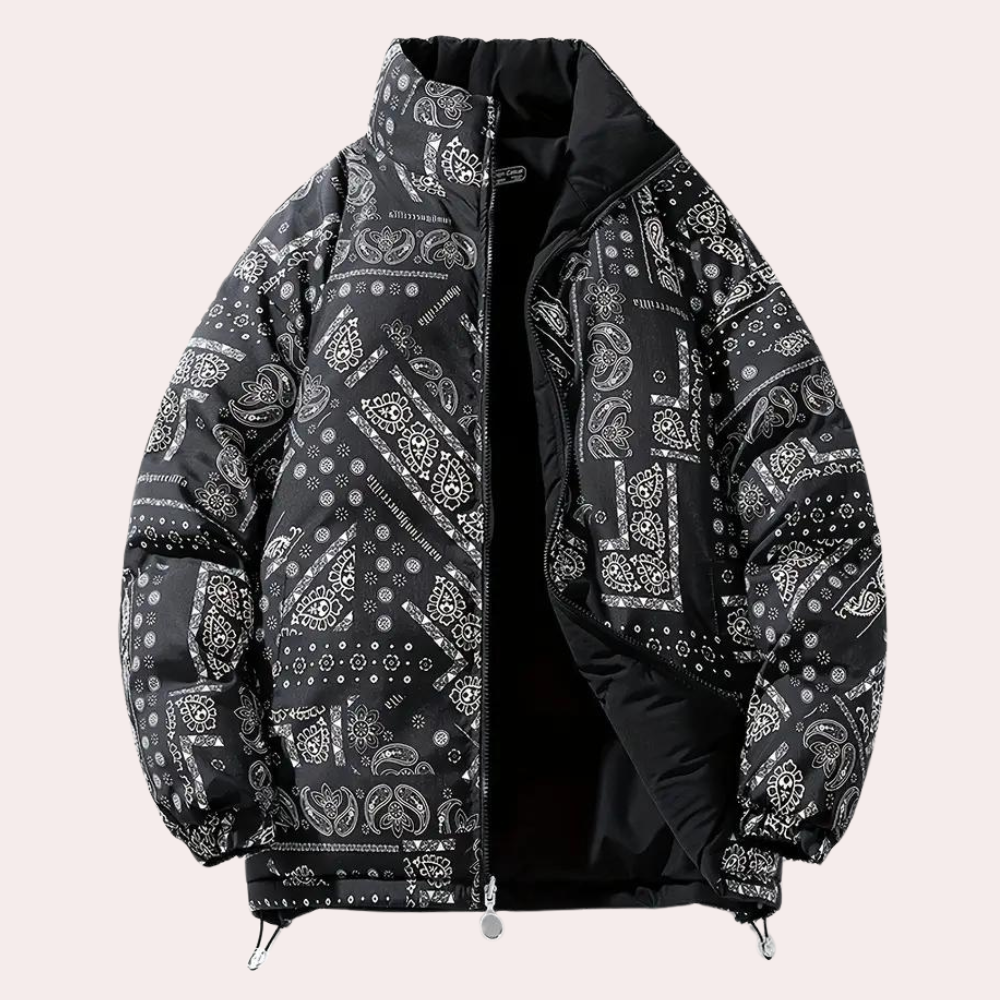 Drune | Wendejacke für Herren mit Paisleymuster