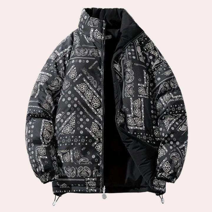 Drune | Wendejacke für Herren mit Paisleymuster
