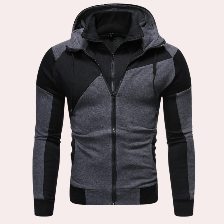 Drune | Herren Rits Kapuzenpullover für Jeden Anlass