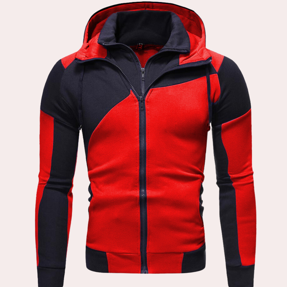 Drune | Herren Rits Kapuzenpullover für Jeden Anlass