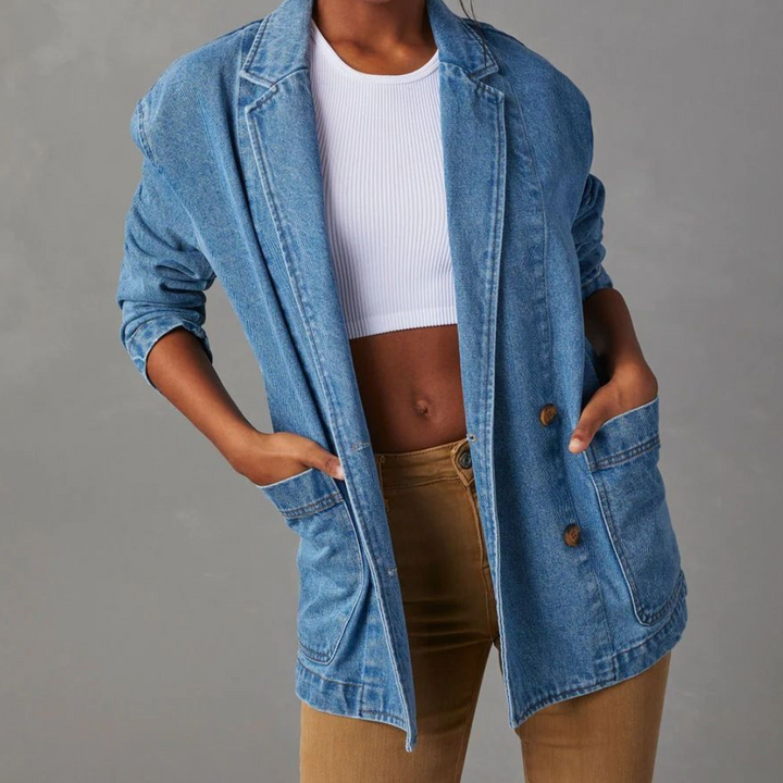 Drune | Vielseitige Herbst-Denimjacke für Damen