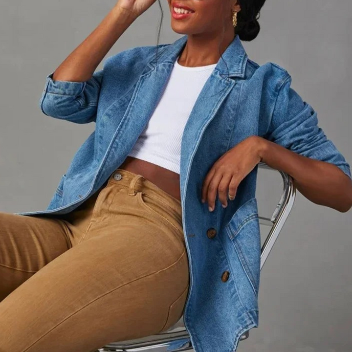 Drune | Vielseitige Herbst-Denimjacke für Damen