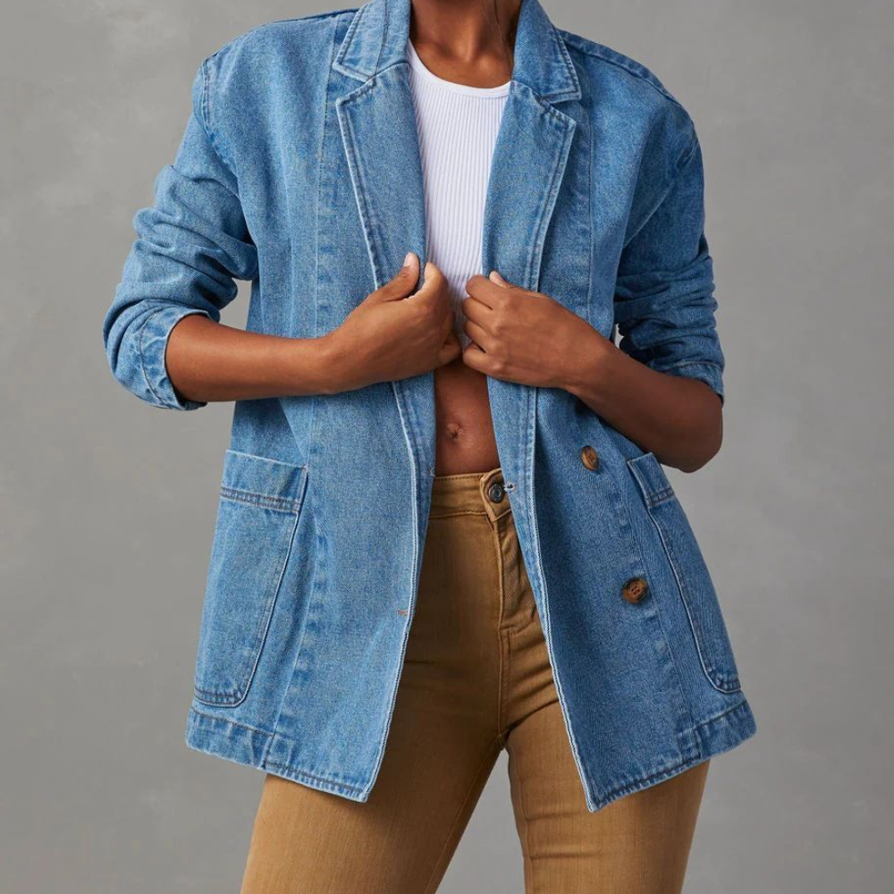 Drune | Vielseitige Herbst-Denimjacke für Damen