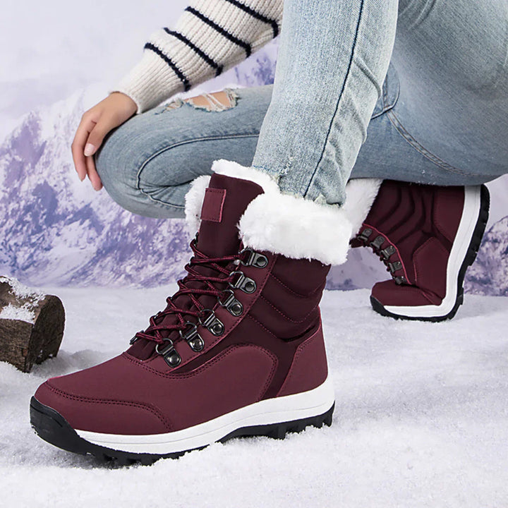 Drune | warme und rutschfeste schneestiefel für damen