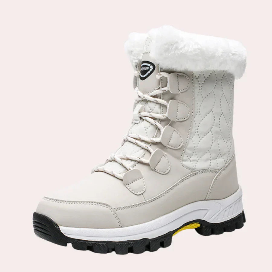 Drune | mit kunstfell gefütterte schneestiefel für frauen
