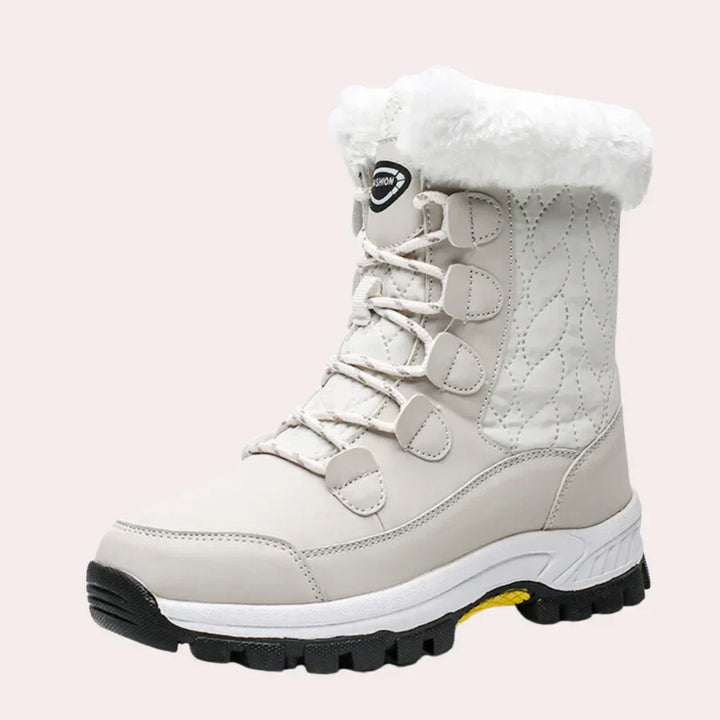 Drune | mit kunstfell gefütterte schneestiefel für frauen